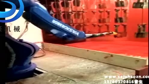 喷漆机器人现场演示视频——深圳巨豪自动化设备有限公司