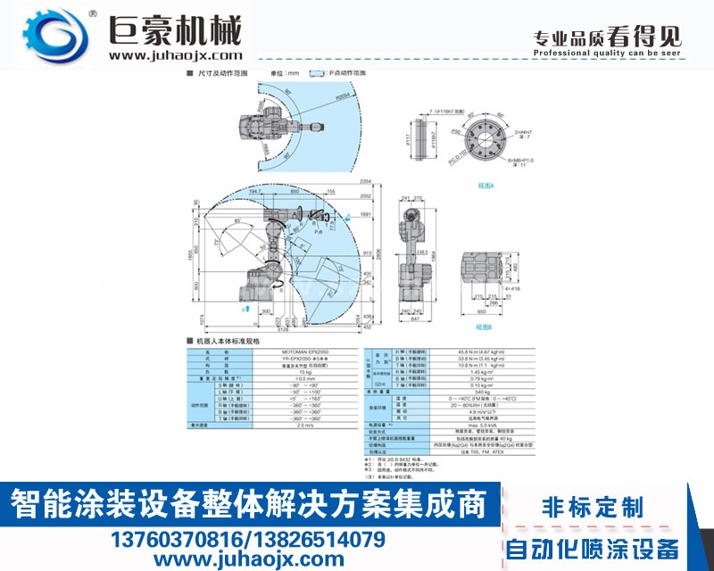 喷涂机器人技术资料